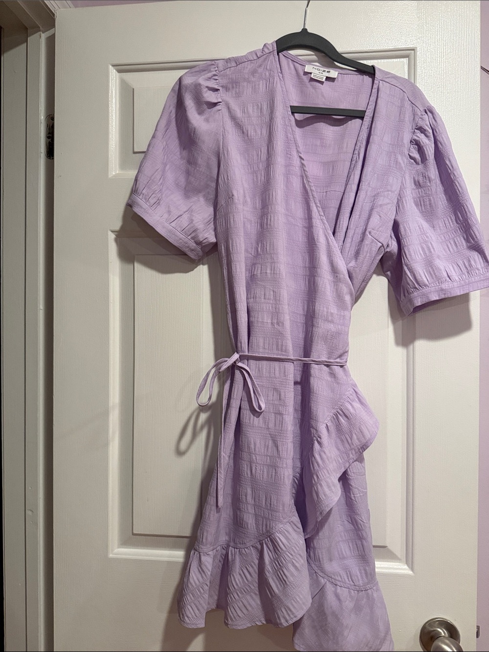 Noize Lavender Wrap Dress